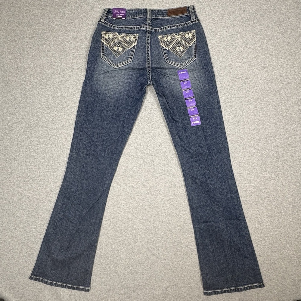 Rock & Roll Denim Jeans Womens 28X32 Bootcut Flare Western Rhinestone Y2K